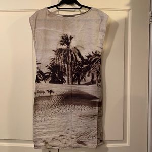 Zara Linen Blend Dress